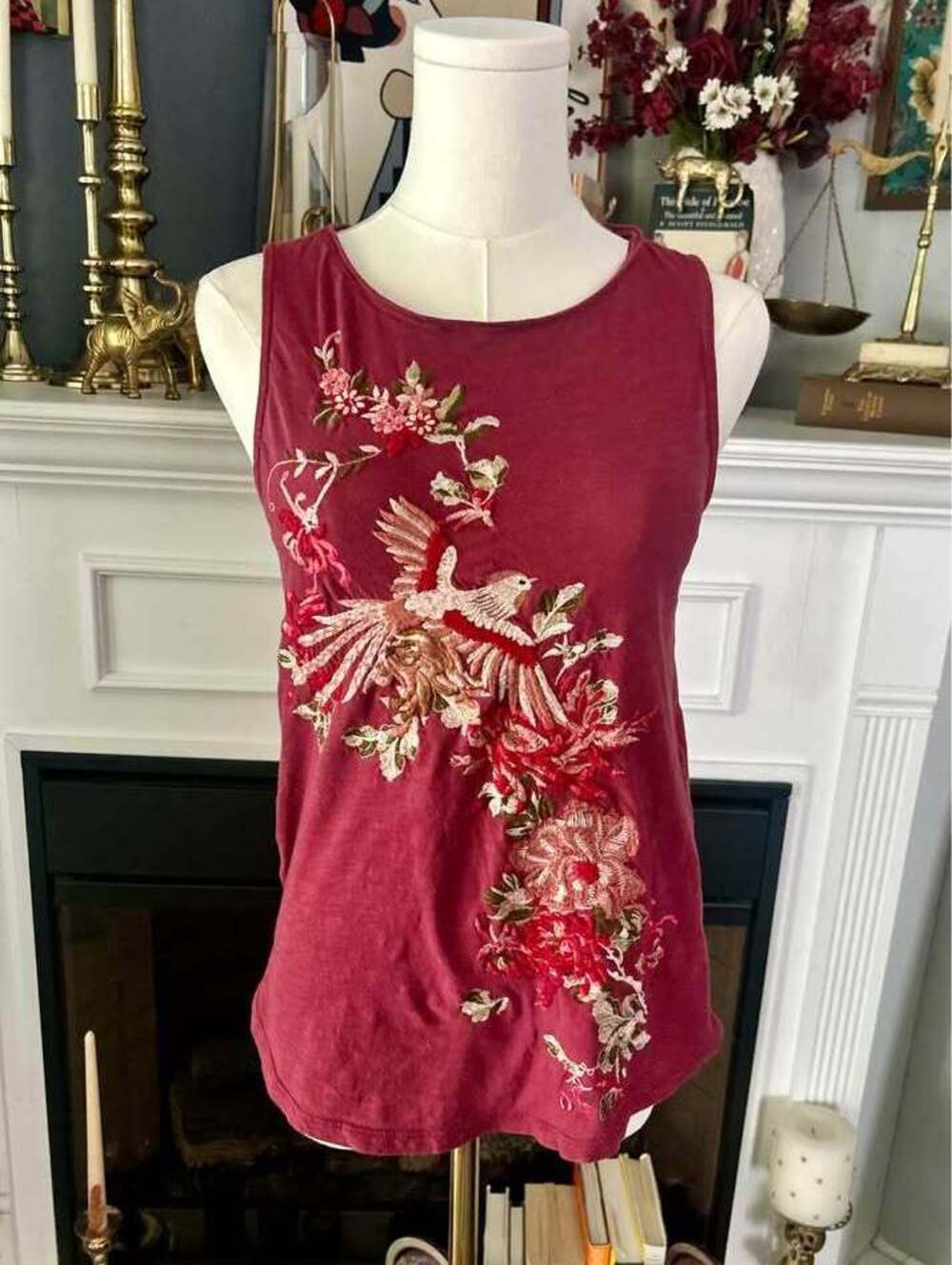 Lucky Brand Women’s Maroon Tank Size Small